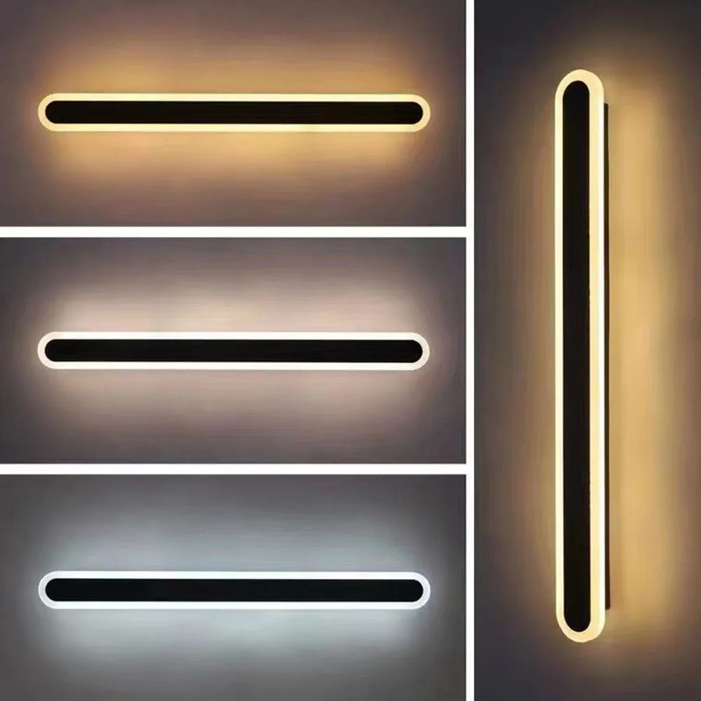 Linear Oval Outdoor Wall Light – view 5