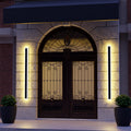 Linear Outdoor Wall Light – 12W 8x30cm – view 19