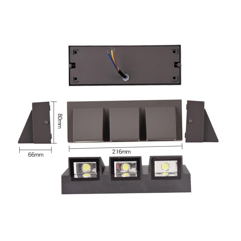 Black Metal LED Outdoor Wall Light – view 9