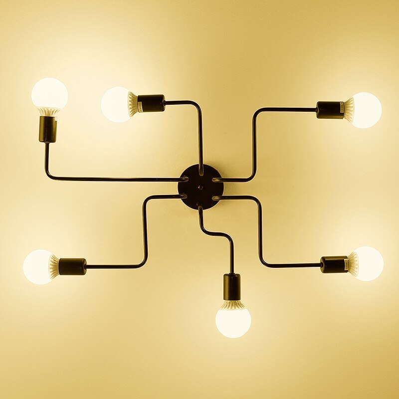 Black Industrial Metal Ceiling Light – view 7
