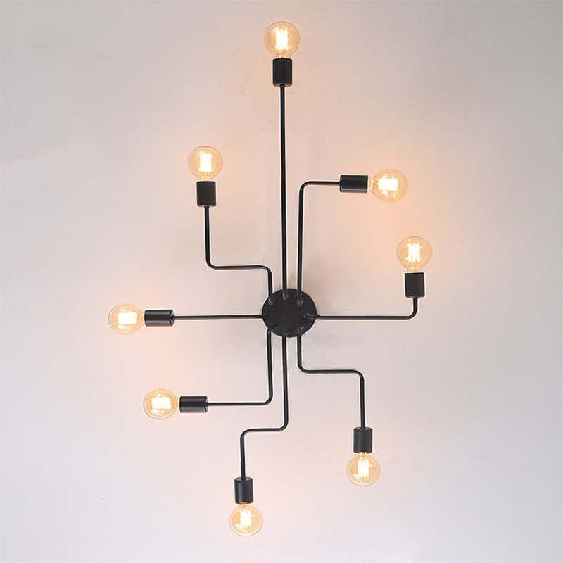 Black Industrial Metal Ceiling Light – view 6