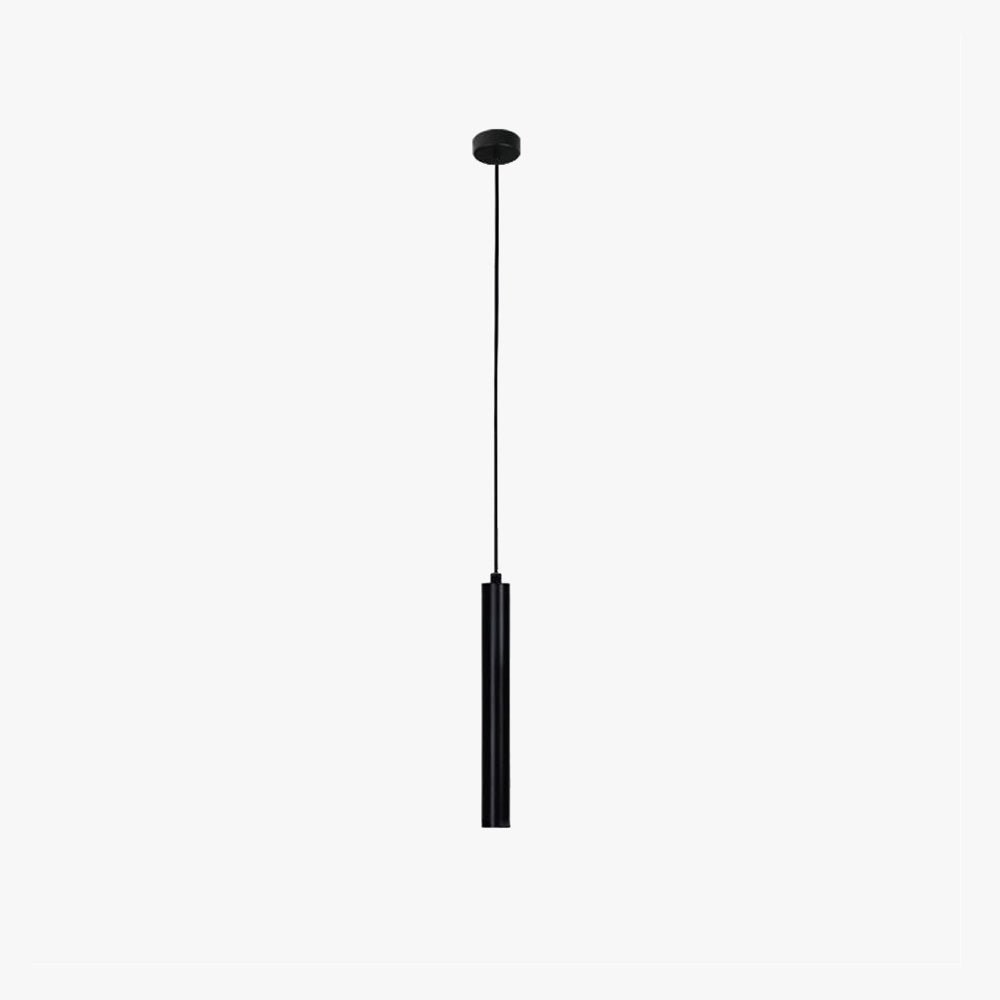 Linear Dark Metal LED Pendant Light