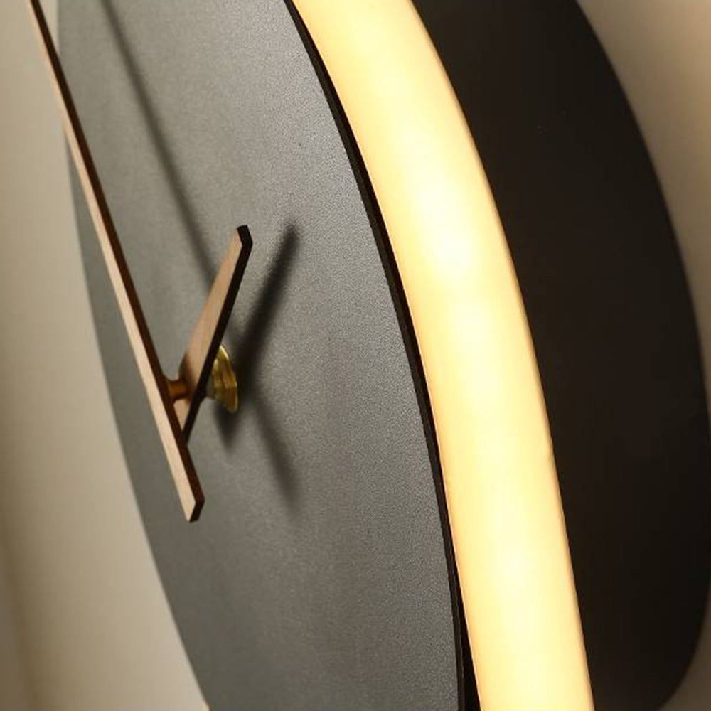 Clock Wall Light, Gold and Black – view 8