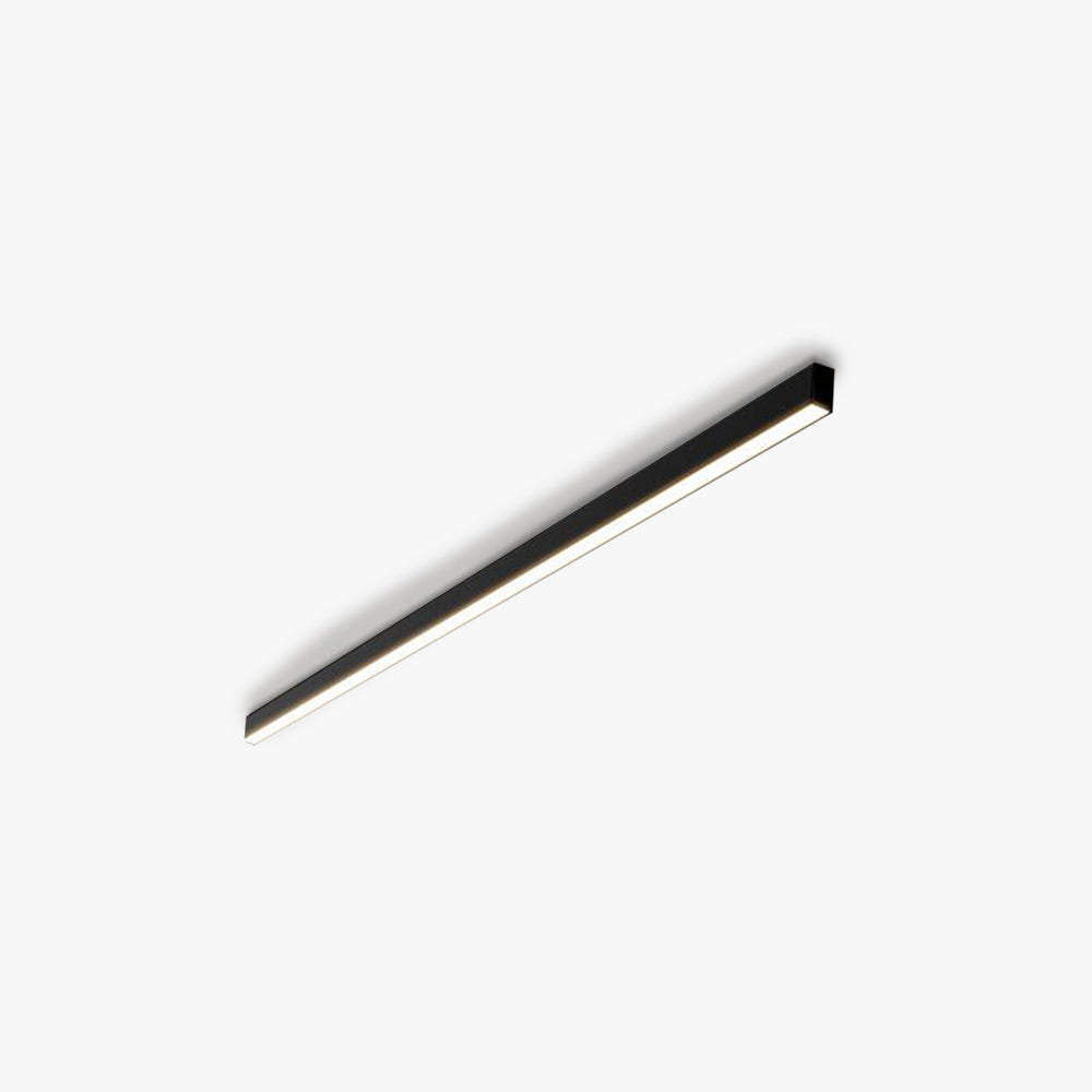 Linear Black Ceiling Light and Wall Light