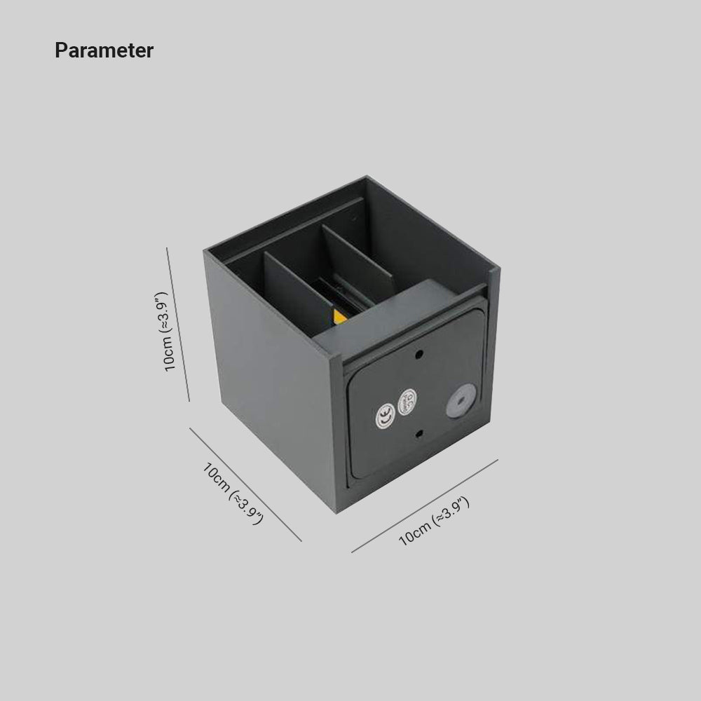Adjustable Square Outdoor Wall Light LED – view 4