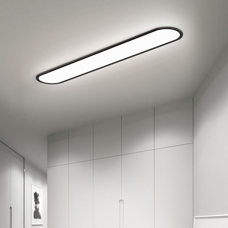 Thin Oval Ceiling Light – view 3