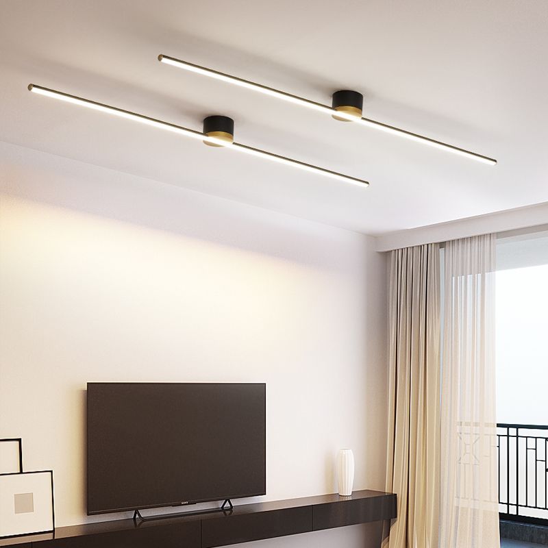 Linear Flush Mount Ceiling Light