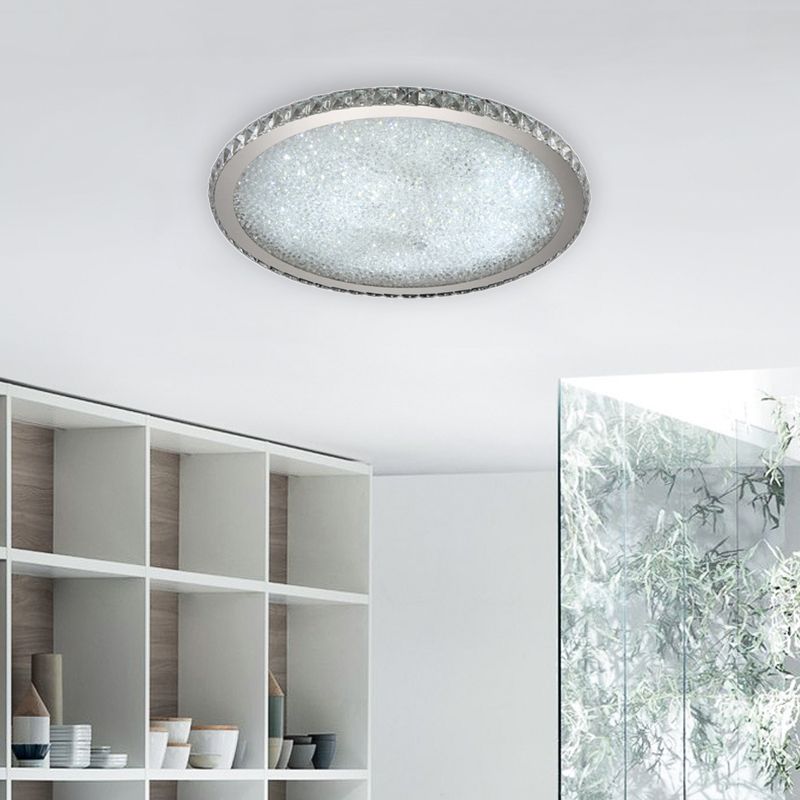 Octagonal Crystal Ceiling Light – view 3