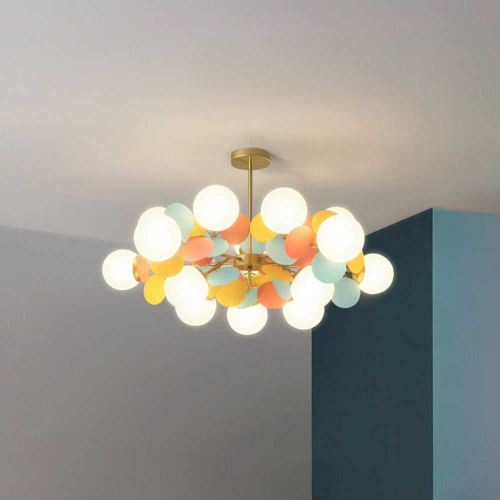 Multicolored Flower Branch Chandelier – view 11
