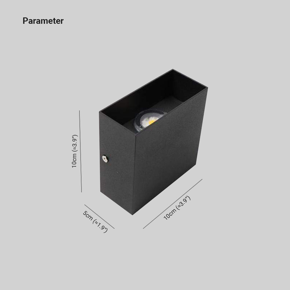 Adjustable Square Outdoor Wall Light LED – view 5