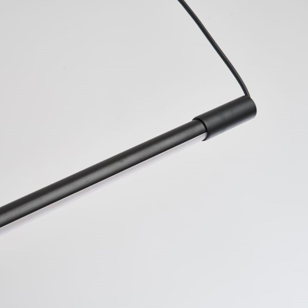Minimalist Linear Pendant Light, Black – view 7