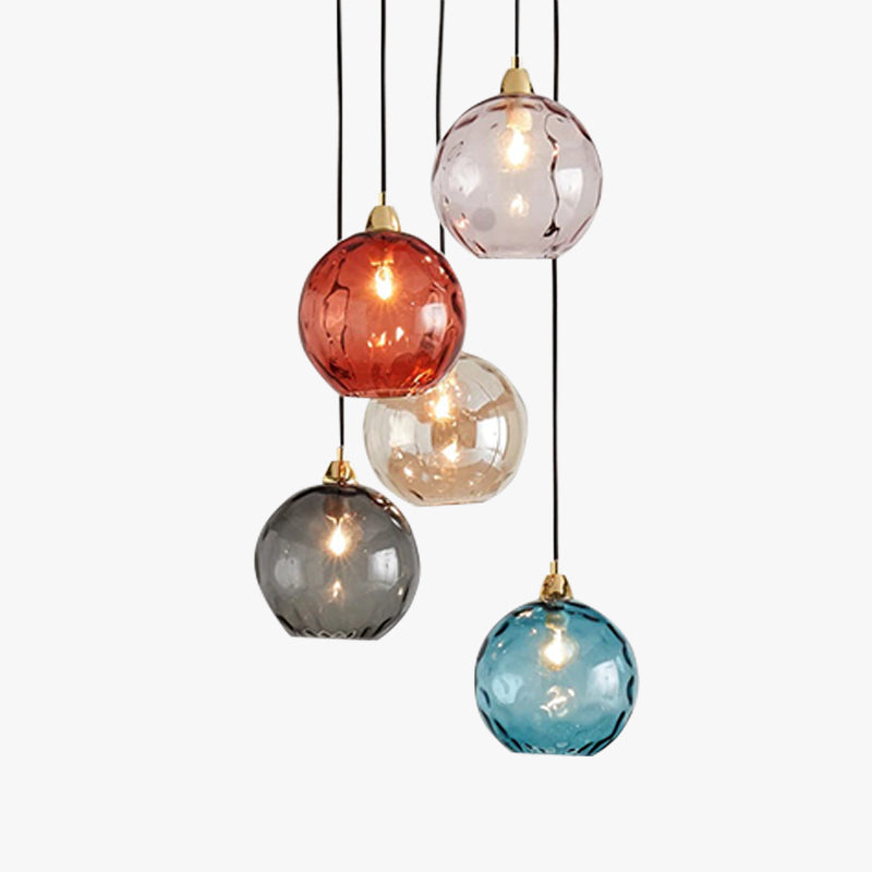 Water Ripple Glass Pendant Light