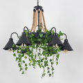 Retro Black Metal LED Chandelier – view 5