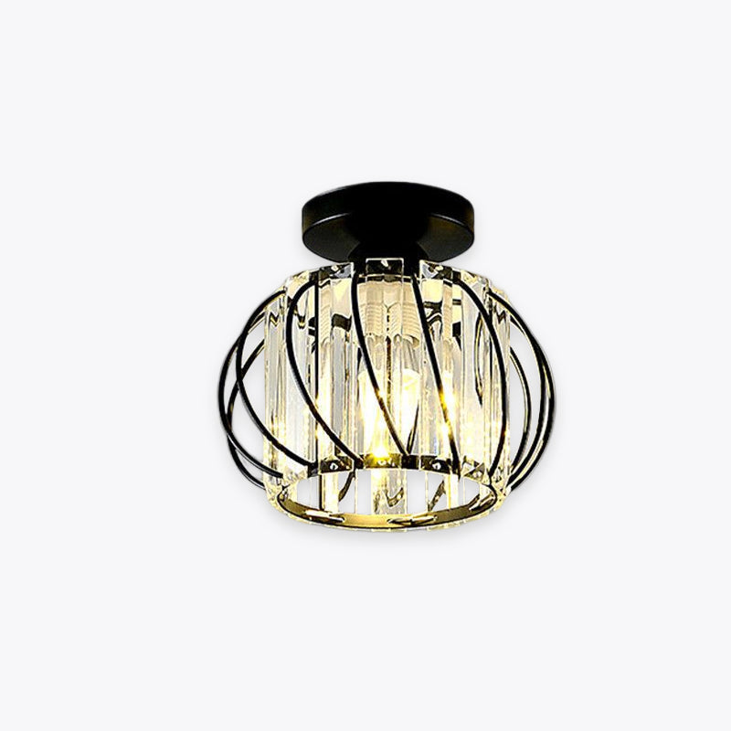 Lustrous Crystal Ceiling Light