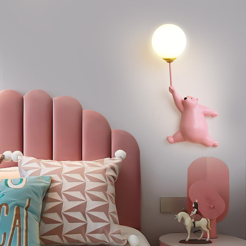 Bear Balloon Wall Reading Light
