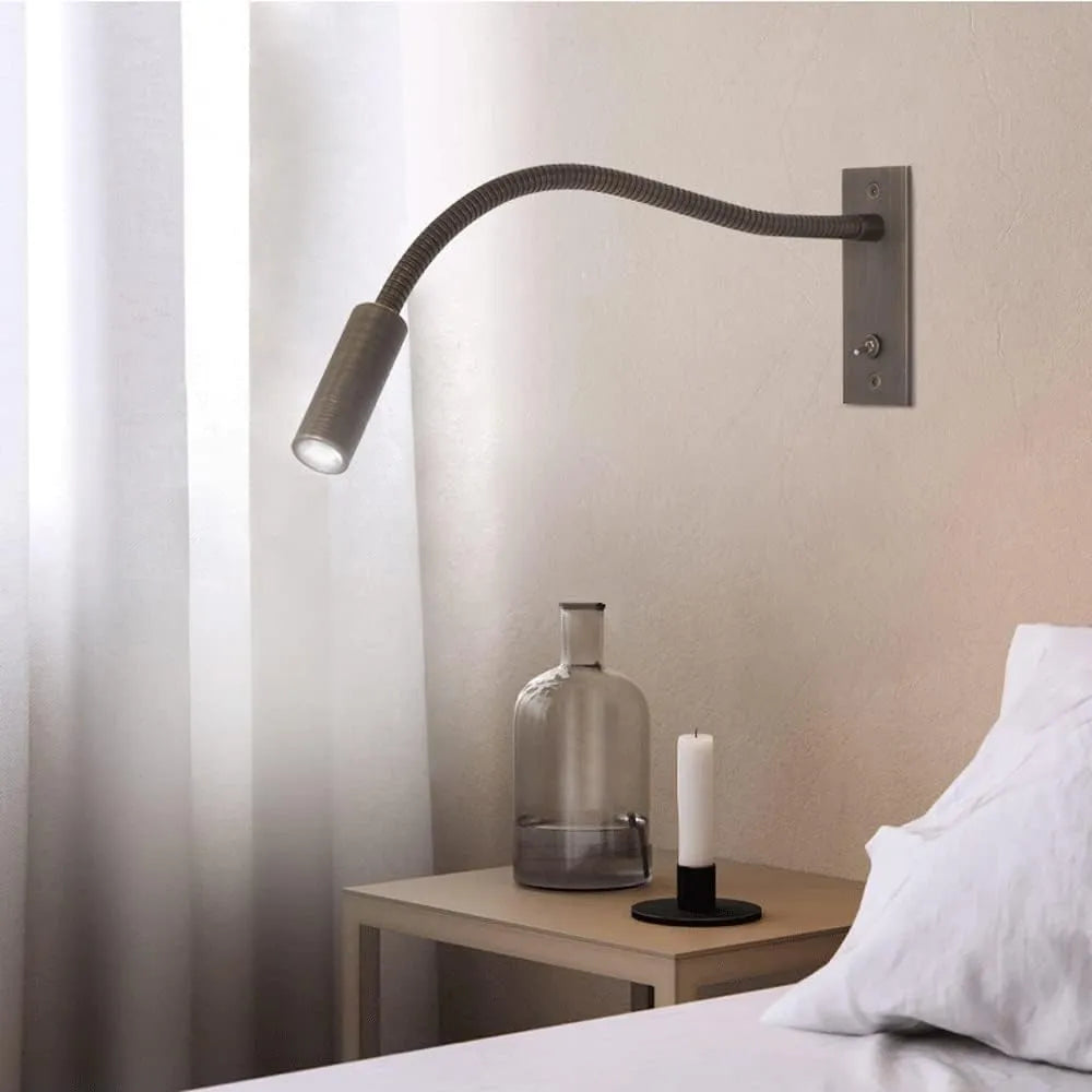 Minimalist Reading Adjustable Spotlight Wall Light