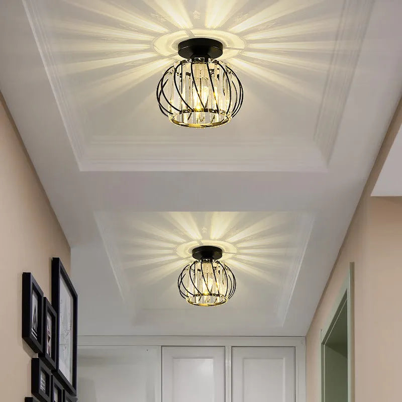Lustrous Crystal Ceiling Light – view 4