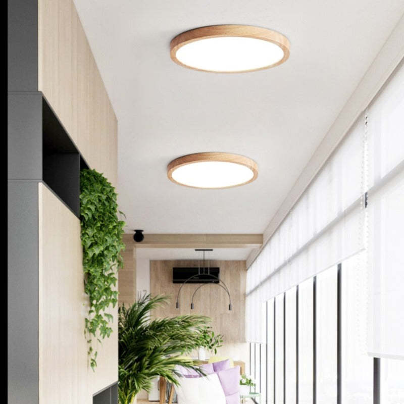Wood and Acrylic Ceiling Light – view 9