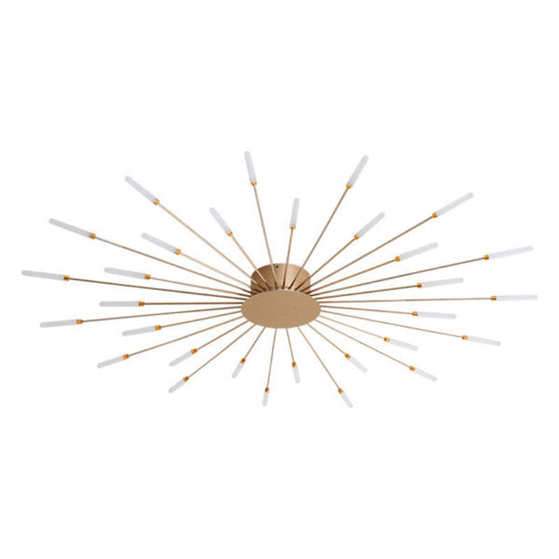 Flush Mount Ceiling Light Fireworks, Black and Gold – view 12