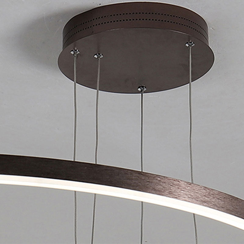 Triple-Ring Linear Pendant Light – view 11