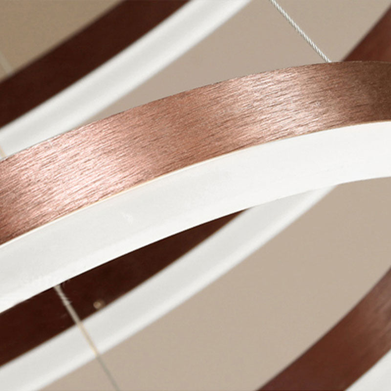 Triple-Ring Linear Pendant Light – view 12