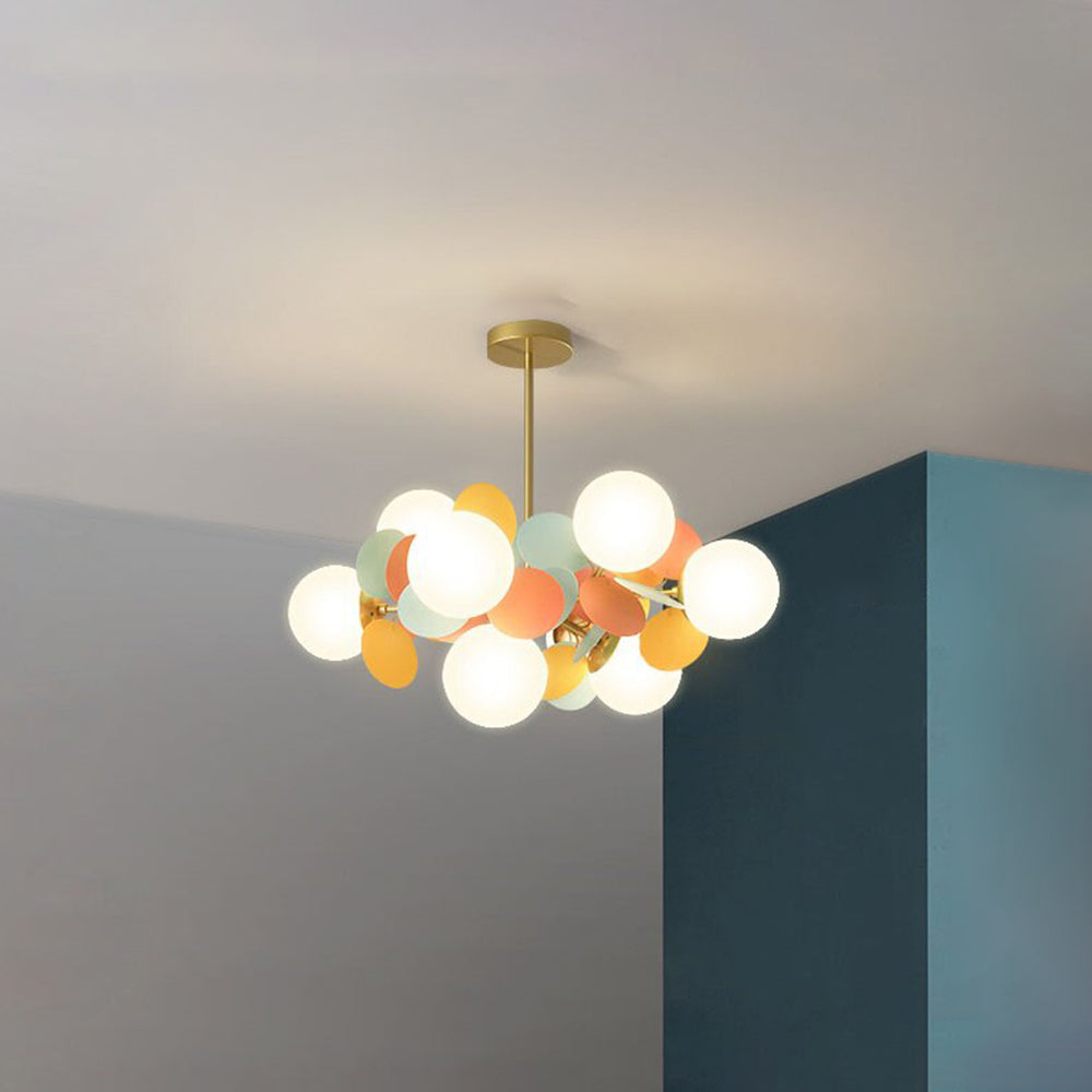 Multicolored Flower Branch Chandelier – view 8