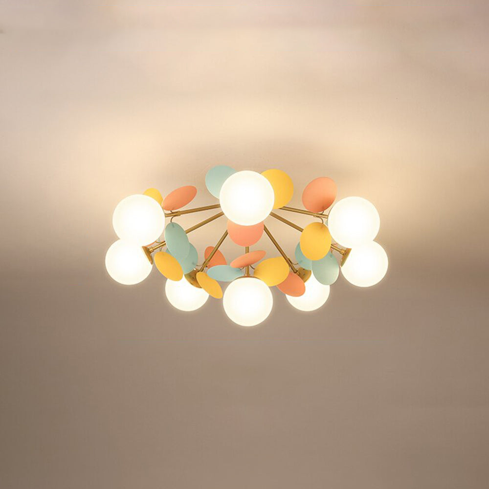 Multicolored Flower Branch Chandelier – view 14