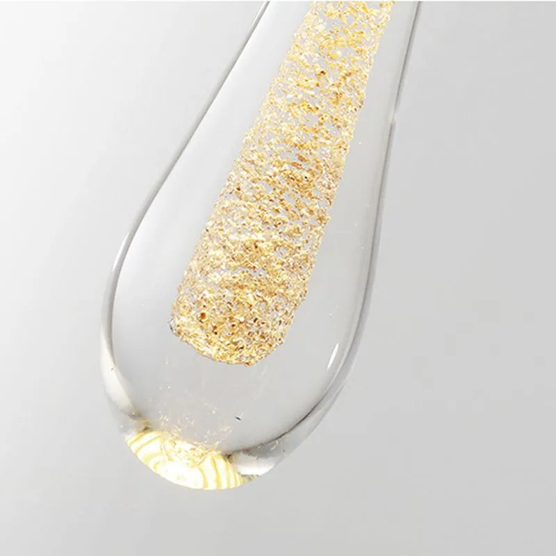 Teardrop Gold Pendant Light – view 5