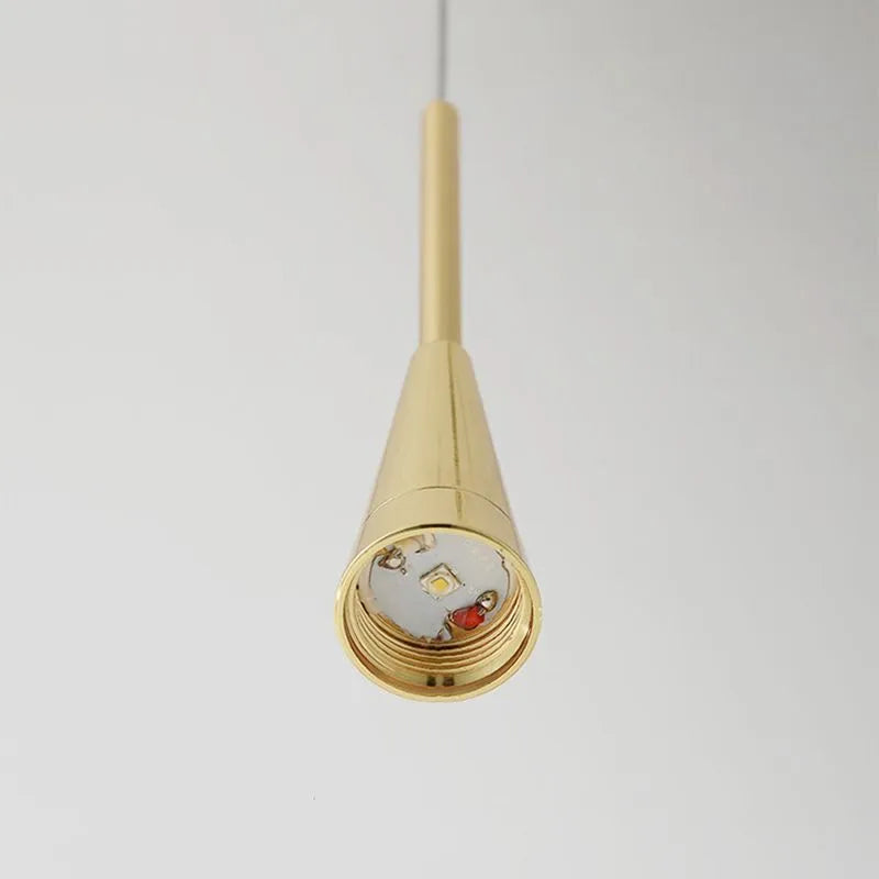 Teardrop Gold Pendant Light – view 7