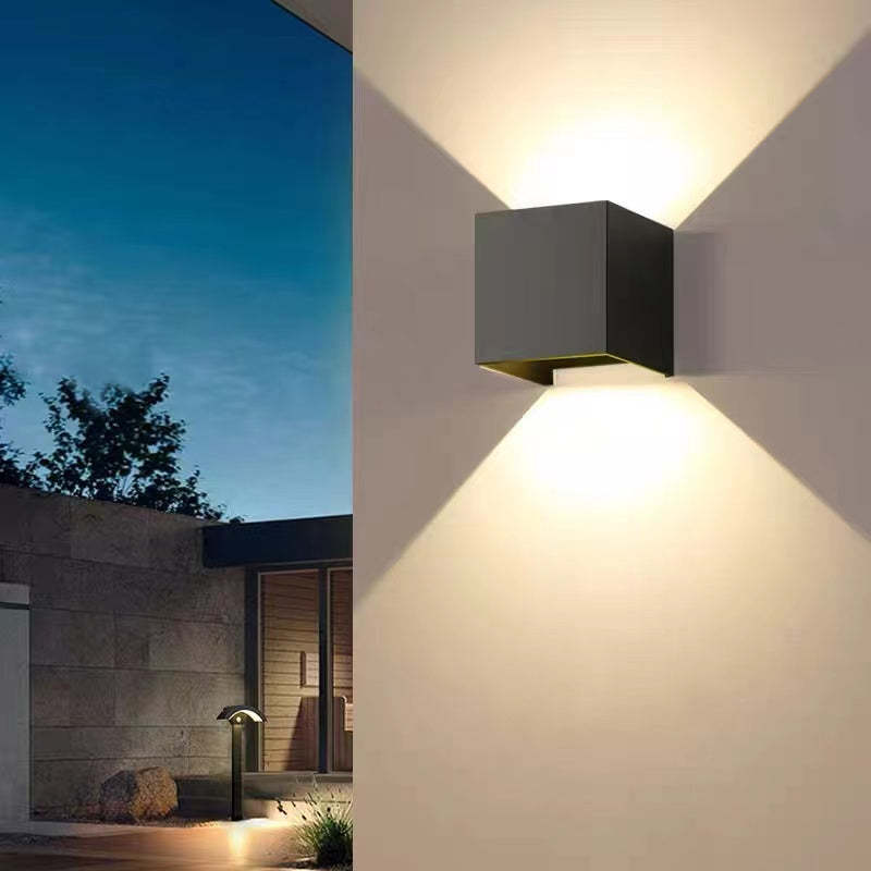 Adjustable Square Outdoor Wall Light LED