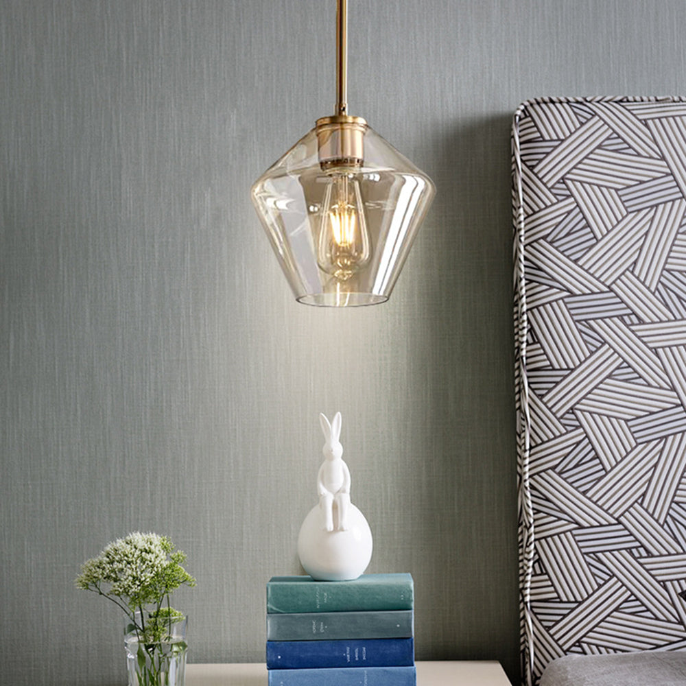 Diamond Glass Pendant Light – view 3