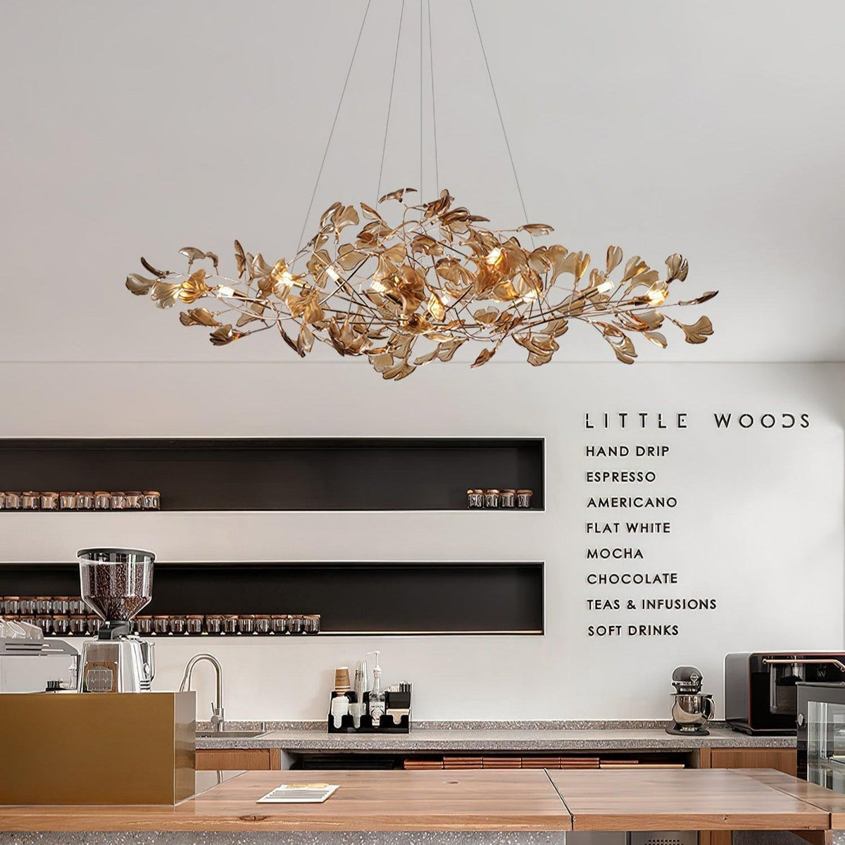 Ginkgo Chandelier – view 36
