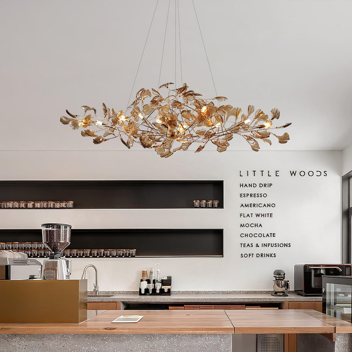 Ginkgo Chandelier – view 6