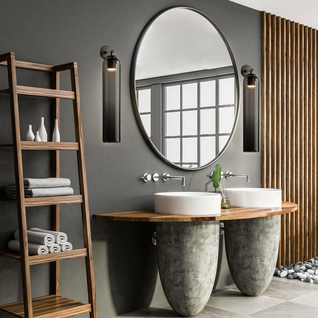 Cylindrical Glass Wall Light – view 4