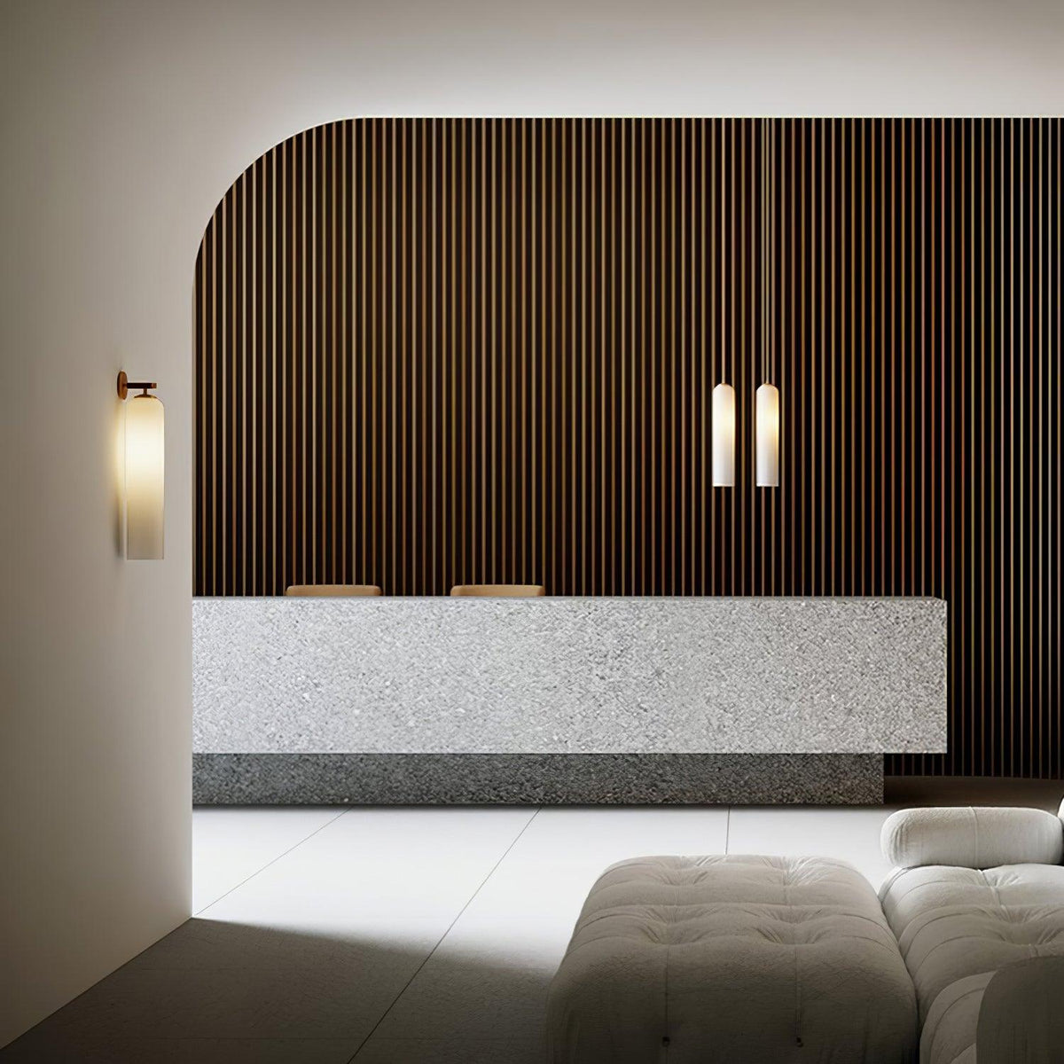 Cylindrical Glass Wall Light – view 8