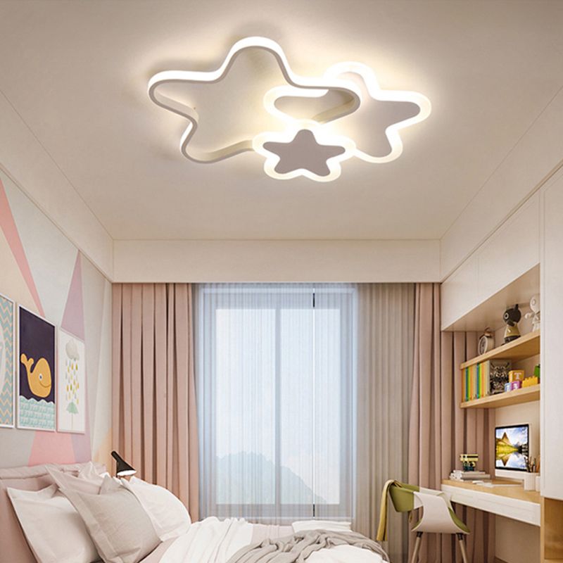 LED Star Flush Mount Ceiling Light