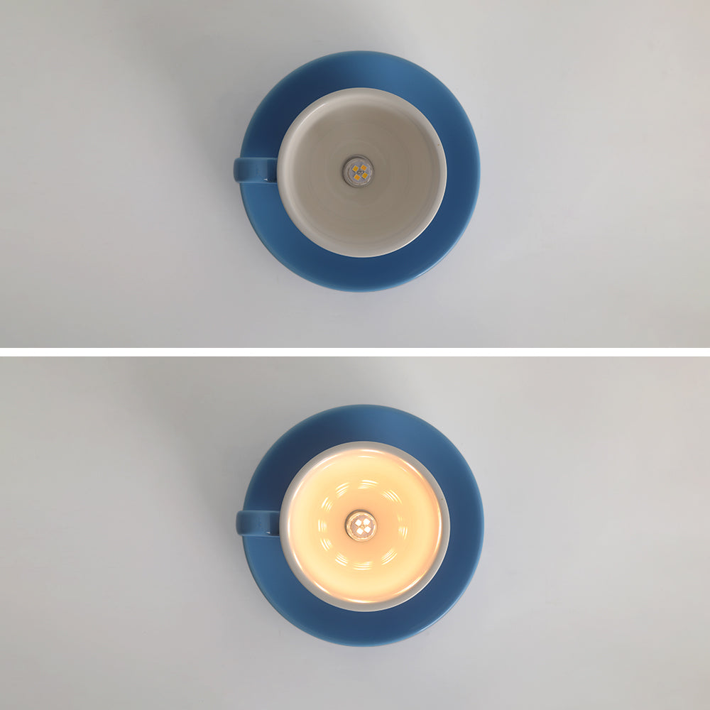 Coffee Cups Ceramic Flush Ceiling Light – view 8