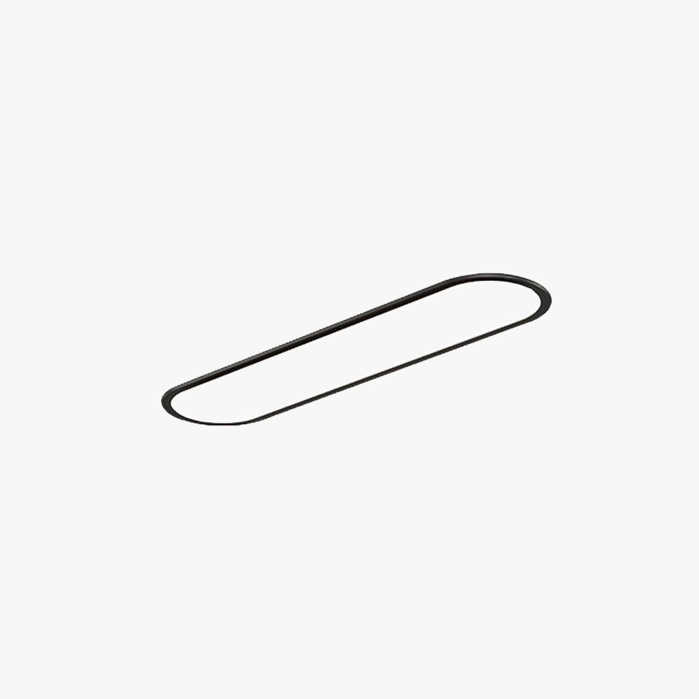 Thin Oval Ceiling Light – view 1