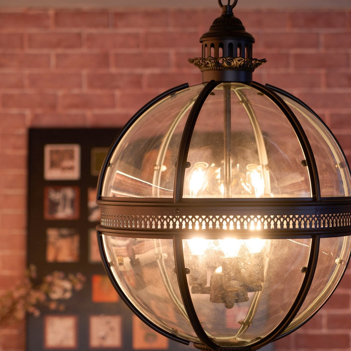 Retro Glass Pendant Light – view 12