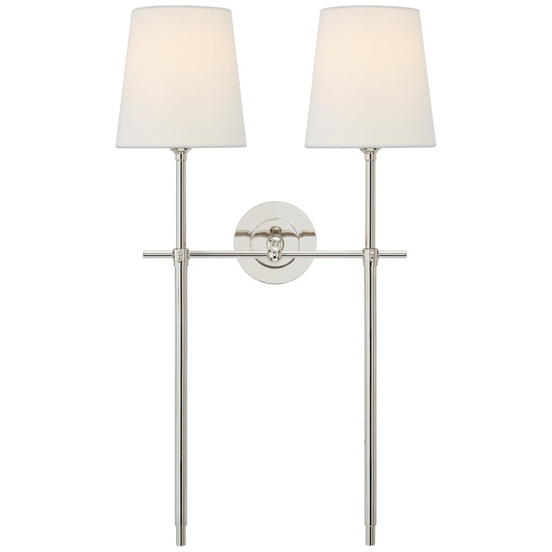 Brass and Fabric Wall Light – view 30
