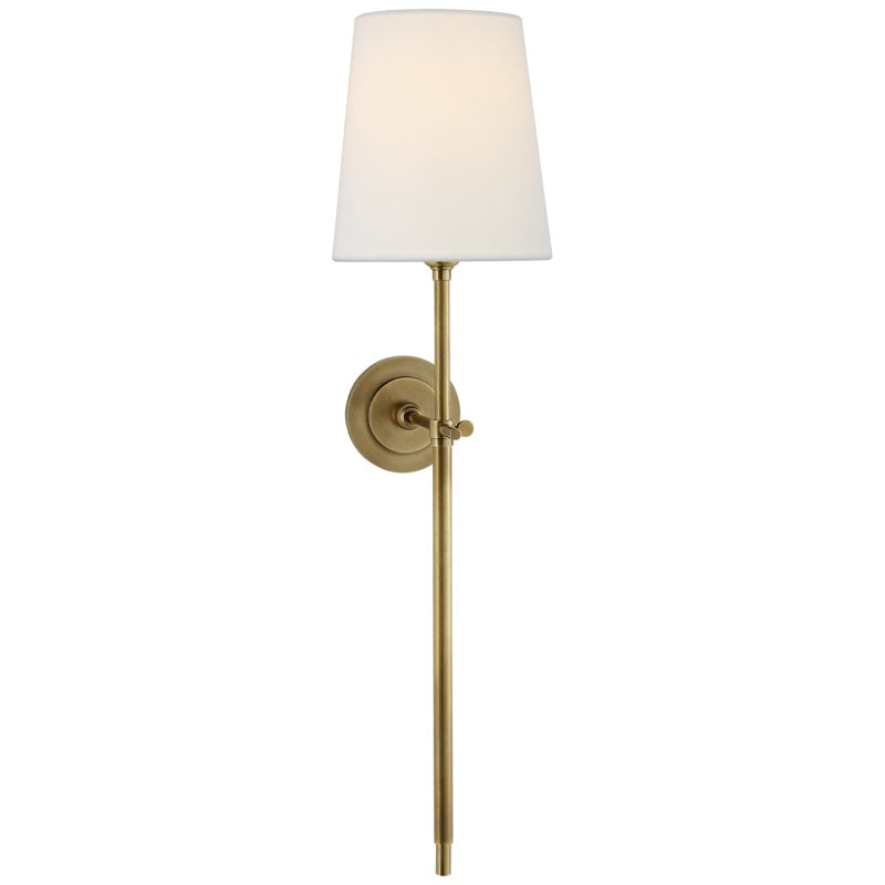 Brass and Fabric Wall Light – view 34