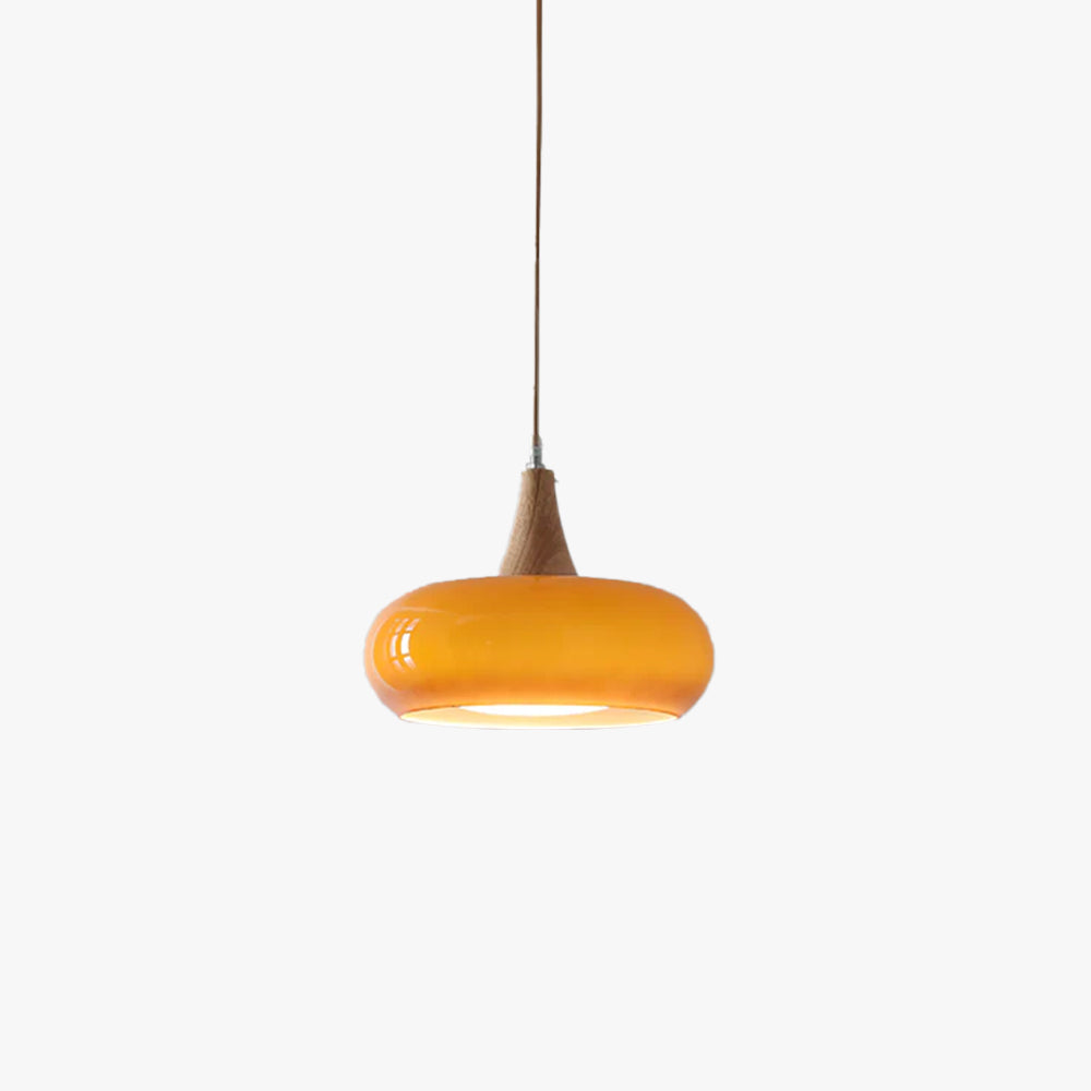 Wood and Glass Pendant Light – view 26