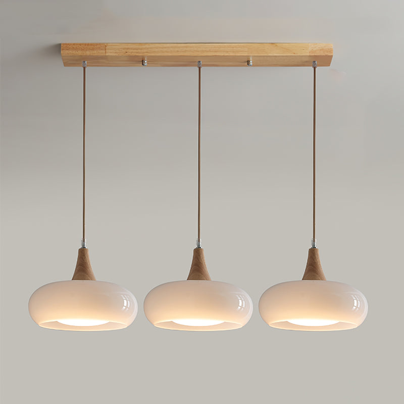 Wood and Glass Pendant Light – view 19
