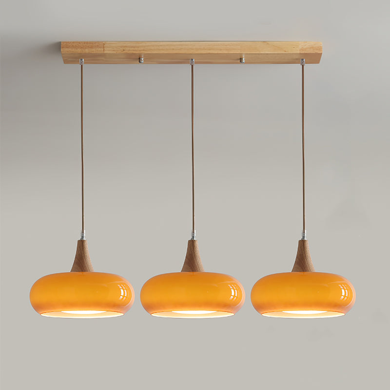 Wood and Glass Pendant Light – view 18
