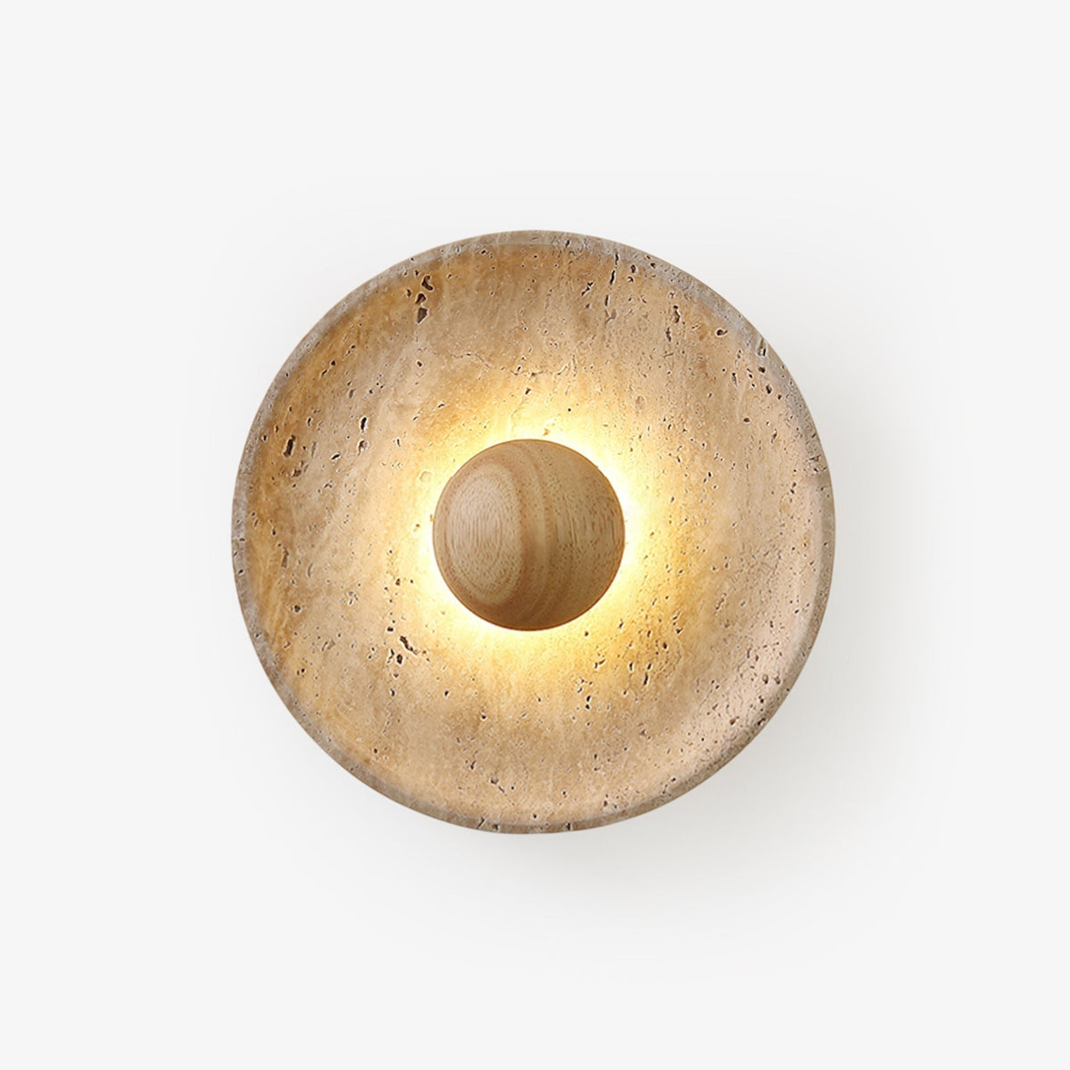 Sun Travertine Wall Light – view 1