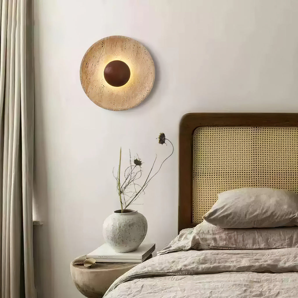 Sun Travertine Wall Light – view 11