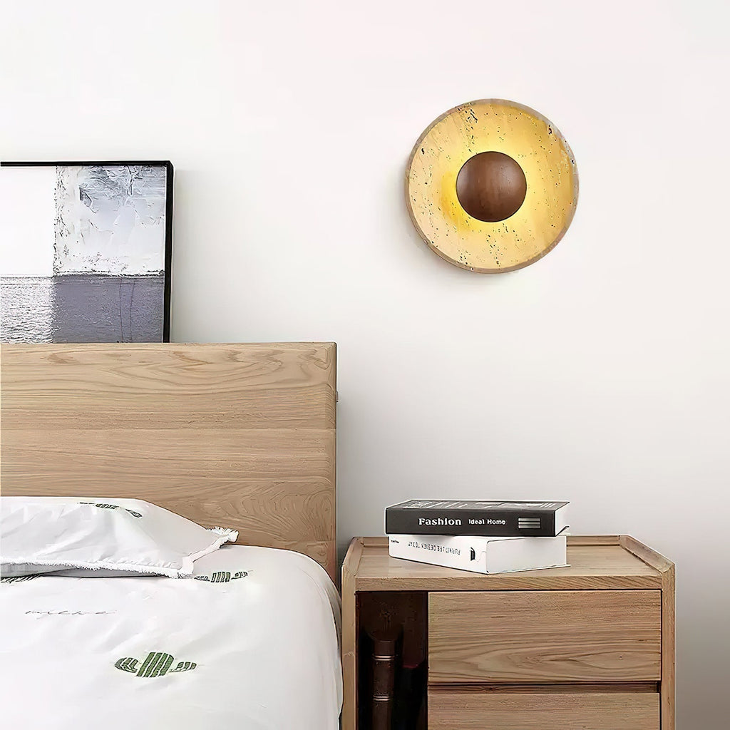 Sun Travertine Wall Light – view 5