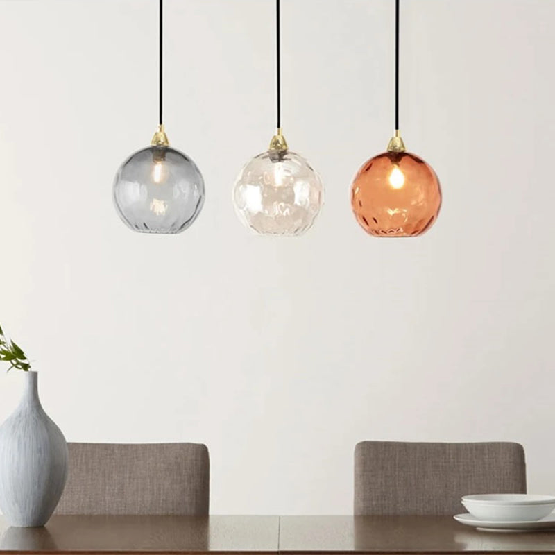 Water Ripple Glass Pendant Light