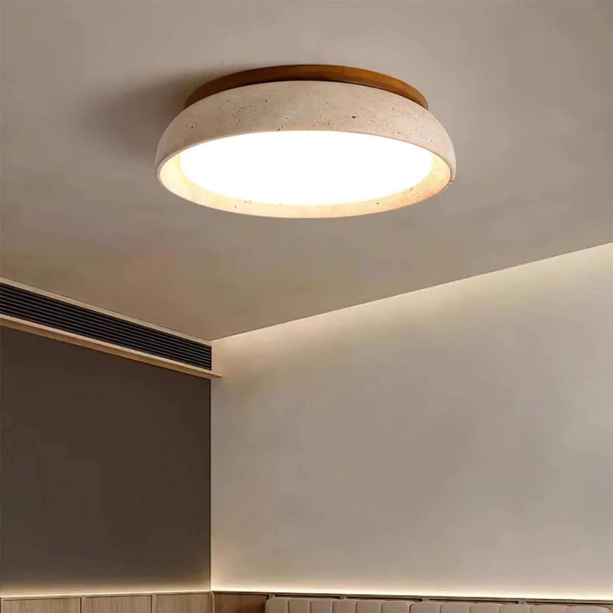 Travertine Ceiling Light – view 5