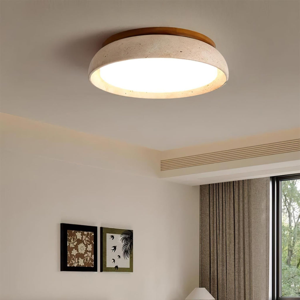 Travertine Ceiling Light – view 6